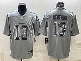 Men's Las Vegas Raiders #13 Hunter Renfrow Grey Atmosphere Fashion Stitched Jersey,baseball caps,new era cap wholesale,wholesale hats